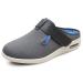 KXSM Diabetic Slippers Arthritis Edema Adjustable Closure Toe Swollen Feet Slippers Memory Foam Comfy Soft Easy Slip-On Rubber Flat Mesh Bedroom Flatfoot Arthritis Edema Shoes Surgical Shoes Gray 39 39 Grey