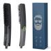 Lidasen Beard Straightener Combs for Men Multifunctional Ionic Hair Beard Straightener Brush Heated Beard Brush for Men Electric Hair Straightening Styler Tools for Home and Travel