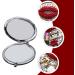 Beaupretty Round Compact Mirror with Rhinestone Red Lips and High Heels Design - Portable Mini Makeup Mirror for Women and Girls - Buy Online on GoSupps.com
