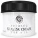 Shaving Cream - Luxury Sandalwood Shave Cream From Gentlemans Face Care Club - Large 90 Day Supply 150ml Pot 150 ml (Pack of 1)
