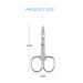 Jarvistar Rustproof Stainless Steel Nail Scissors - Sharp Curved Cutting Edge for Men & Women - Perfect for Nails Cuticles & Pedicures - 93 mm Tower Tip - Buy Online on GoSupps.com