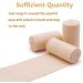 iwobi 4 Pcs Elastic Bandages Wrap Compressions Bandages Cotton Durable with Extra Metal Clips for Leg Knee Sprain Wrist Chest Body Medical Beige - Buy Online on GoSupps.com
