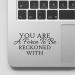 Wicked Decals - Force to be Reckoned with Laptop Sticker for MacBook Retina/Pro/Air - Buy Online on GoSupps.com