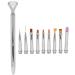 Nail Art Painting Pen Unique Features Easy And Convenient Strong Flexibility Nail Art Liner Meet Demand Manicure Store Beauty Salon Salon Shop for Home(Silver)