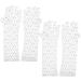 FOMIYES 8 Pairs Nail Gloves Uv Gloves for Gel Manicures Gel Manicure Uv Gloves Gel Nails Gloves Uv Lamp Glove for Gel Nails Gel for Nails Polyester White Light Miss Anti-black - Buy Online on GoSupps.com