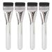 Niiyen 4 Piece Liquid Foundation Brush Fluffy Hair Adjustable Brush Flat Brush for Applying Mud Mask Extension Brush Multi Angle
