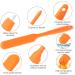 Bubuyun 8-Piece Non-Stick Wax Silicone Spatula Set | Reusable Hair Removal Applicators with Hooks | Ideal for Mixing & Scraping - Buy Online on GoSupps.com