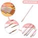 minkissy DIY nail painting pens drawing Pearl nail art zinc alloy nail liner nail brush Manicure tools very fine fine brush Pull pen painting pen 18.7X0.7X0.7CM Pink 1 - Buy Online on GoSupps.com