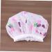 Healeved 10pcs Thicken Plastic Shower Cap Set - Waterproof Bathing Hat for Miss Swimming - Shower Bath Hat - Buy Online on GoSupps.com