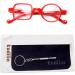 Kodilin Round Square Reading Glasses for Men & Women - Anti-Blue Light Spring Hinge Multiple Strengths (1.0 to 3.5) - Red 2.00 - Perfect for Computers & Gaming - Buy Online on GoSupps.com