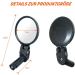 Homieway HD Convex Bicycle Mirror for E-Bikes - 360 Rotatable & Foldable - Universal Handlebar Mirror for 16-22mm Bars - Buy Online on GoSupps.com