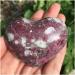 Natural Crystal Rough Natural Rubellite Crystal Heart-Shaped Tourmaline Gemstone Crystal Home Decoration Stones - Buy Online on GoSupps.com