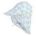 LACOFIA Baby Sun Protection Beach Hat Toddler Super Soft Adjustable Flap Cap Kids Summer Visor Cap 2-5 Years A-Sunny
