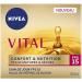 NIVEA Vital Comfort & Nutrition Day Care SPF15 (1 x 50 ml) anti-aging cream enriched with Grape Seed Oil women's facial care for mature & dry skin - Buy Online on GoSupps.com