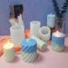 6Pcs Silicone Candle Molds Set for DIY Scented Candle Making - Bubble Candle, 3D Silicone Mold, Perfect for Soy Wax, Soap, and Baking Desserts - Buy Online on GoSupps.com