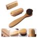 Lurrose Nail Cleaner Set - 3 Natural Bristle Brushes with Wooden Handles for Fingernail & Toenail Cleaning - Eco-Friendly Boot Brushes - Buy Online on GoSupps.com