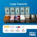 Amazon Basic Care 7-Day Pill Organizer & Medicine Box - Medium Compartments, Black - Buy Online on GoSupps.com