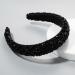 scicent Black Headband Rhinestone Crystal Embellished Hairbands for Women Girls Vintage Padded Non-Slip Head Band Wide Retro Hair Band Fashion Hair Accessories for Wedding - 27603 - Buy Online on GoSupps.com
