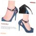6 Sets High Heels Anti-Drop Heel Straps - Non-Slip Ankle Shoelaces & Adhesive Heel Pads for Secure Fit - Buy Online on GoSupps.com