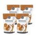 Borchers Birch Sugar 100% Xylitol with Ceylon Cinnamon - Sugar-Free & Tooth-Friendly | 4 Bags of 250g Each | Fewer Calories | Shop Now! - Buy Online on GoSupps.com