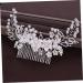 MAGICLULU 1pc Flower Leaf Comb Fashion Hairpin Woman Hair Comb Alloy Hair Decor Hair Accessory Handmade Hair Decor Exquisite Headwear - Buy Online on GoSupps.com