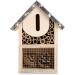 Navaris Wooden Insect Hotel - Natural Wood Garden Shelter for Bees, Butterflies, Ladybirds - 15 x 8 x 20 cm - Buy Online on GoSupps.com