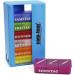 Com-Four 7-Day Drug Doser & Pill Organizer - Weekly Medication Box with 3 Compartments - Light Blue - Perfect for Morning Lunch Evening Doses - Buy Online on GoSupps.com