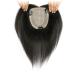 Hand Tied Human Hair Toppers for Women 4.7" x 5.5" Clip in