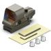 Feyachi Reflex Sight with Multiple Reticle System - Red Dot Sight with Picatinny Rail Mount for Absolute Co-Witness in Nickel Finish - Buy Online on GoSupps.com