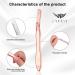 Dermaplane Razor Kit - Reusable Handle & 5 Blades for Facial Hair Removal Eyebrow Shaping & Exfoliation - Rose Gold - International Shipping - Buy Online on GoSupps.com