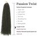 Buy 6 Packs 18 Inch Passion Twist Hair - Faux Locs Crochet Hair Extensions | Yddm Synthetic Hair Braids - Economy Pack 2# - Buy Online on GoSupps.com