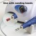 Difenni Nail Drill Bits Sanding Bands for 3/32 inch Shaft - Acrylic Nails Manicure Pedicure Tool in Silver - Buy Online on GoSupps.com