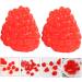 ibasenice 48 Pcs Simulation Fruit Model Photo Prop Desktop Fruit Ornament Simulation Raspberry False Raspberry Decor Lifelike Raspberry Model Pvc Artificial Child Fake Fruit Red 2.30X1.50X1.50CMx3pcs 1 - Buy Online on GoSupps.com