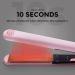 TYMO 2-in-1 Flat Iron Hair Straightener and Curler - 10s Fast Heating, 1 Inch Titanium, 32 Adjustable Temp, Auto Shut Off - Light Pink - Buy Online on GoSupps.com