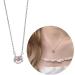 Southjieling Vintage Diamonds Choker Necklet - Crystal Peach Heart Pendant Aesthetic Fashion Jewelry - Buy Online on GoSupps.com