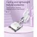 Tumuued USB Charging Model Electric Eyelash Curler Fast Heating Portable Eye Lash Perm Lasting Curling Thermal Eyelash Clip A White - Buy Online on GoSupps.com