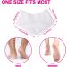 XAENA 3P Moisturizing Gel Heel Socks | Cracked Heel Repair Socks for Women | Toeless Gel Socks (White) - Shop Now! - Buy Online on GoSupps.com