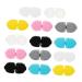 Homsfou 14th Double glasses case mini contact lens container Cleaning kit mirror film Seachable container for eye lenses form eye lens containers bracket duplex box container travel