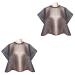 Beavorty 2pcs hair dye shampoo hair coloring shampoo bibs salon apron hair cloth Hairdressing Capes 77*80cmx2pcs