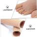 Gel Finger Toe Covers - 2pcs Elastic Wrap Bandages for Thumbs & Toes - Thumb Protector Sleeves - Ribbed Flesh Color Tubes - Buy Online on GoSupps.com