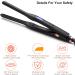 Mini Hair Straightener 2 in 1 | LCD Display 100-220 C | Perfect for All Hair Types & Beards | Travel-Friendly Black Hair Straightener - Buy Online on GoSupps.com