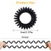 Spiral Hair Ties - 12 Super Comfy Coil Ties for Thick Hair - Phone Cord Hair Ties - No Crease Headband - Ponytail Coils in MultiColors - Buy Online on GoSupps.com