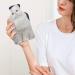 Animal White Cat Hot Water Bottle with Plush Cover - Hand Warmer for Adults & Kids | 26.5x15.3cm - Buy Internationally! - Buy Online on GoSupps.com