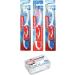 3-Pack Colgate Portable Folding Soft Toothbrushes & 50-Pack Dental Floss Sticks - Travel Essential Set - Buy Online on GoSupps.com