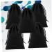5pcs Hair Dryer Bags Black Blackwel Drawstring Pouch Drawstring Bag Electrical Appliance Large 25*35cm Black - Buy Online on GoSupps.com