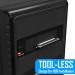 Kingwin Universal Hot Swap Mobile Rack for 2.5 or 3.5 SSD/HDD - Tray-Less SATA Backplane Enclosure - Buy Online on GoSupps.com