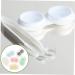Solustrie Travel Set: 30-Piece Contact Lens Container & Small Plastic Holder for Optimal Storage - Buy Online on GoSupps.com