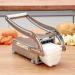 French Fry Cutter Multifunction Vegetable Fruit Chopper with 2 Stainless Steel Blades for French Fries Chips Maker Potato Slicer for Tomato Potato Cooking Gadget Tool CA(Silver) - Buy Online on GoSupps.com