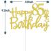 Tenhaisi Gilttery Gold Happy 85th Birthday Cake Topper Cake Topper for 85 Birthday Fabulous 85th Birthday Decoration - Buy Online on GoSupps.com