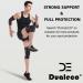 Dualo Kniebandage - Orthopedic Knee Support for Men & Women | Anti-Slip Breathable Knee Brace for Sports & Strength Training | 1 Pair - Buy Online on GoSupps.com